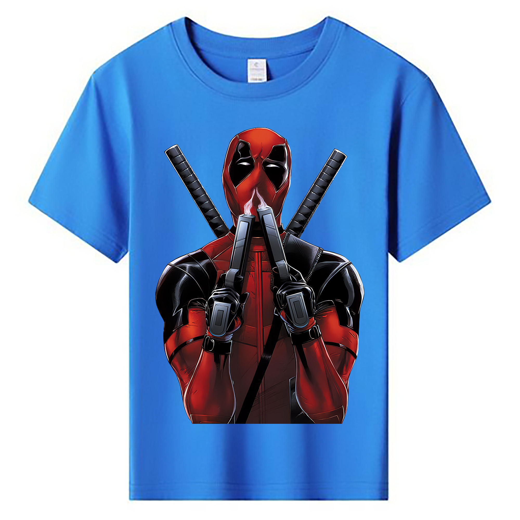 （画像用） Deadpool デッドプール 綿100％キッズTシャツ（フロントプリント）
